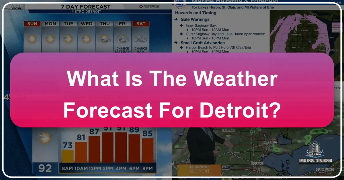 What Is The Weather Forecast For Detroit?