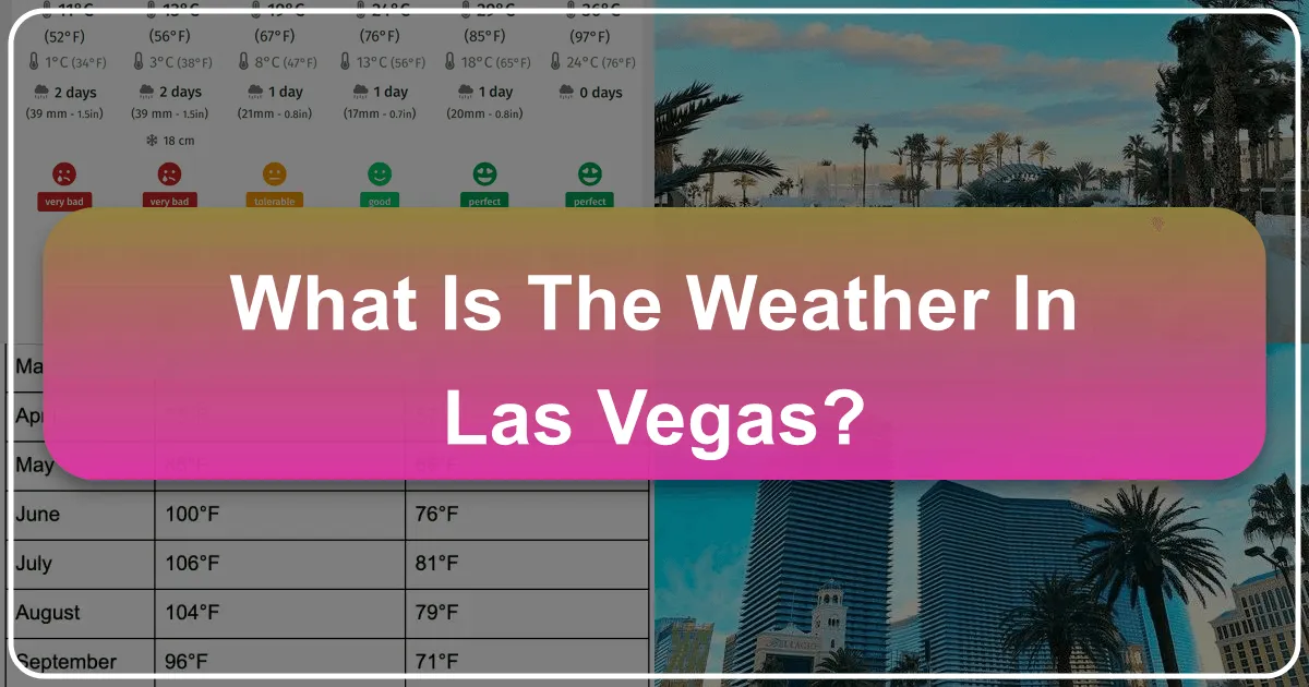 What is the Weather in Las Vegas