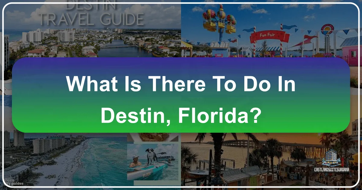 What is There to Do in Destin, Florida