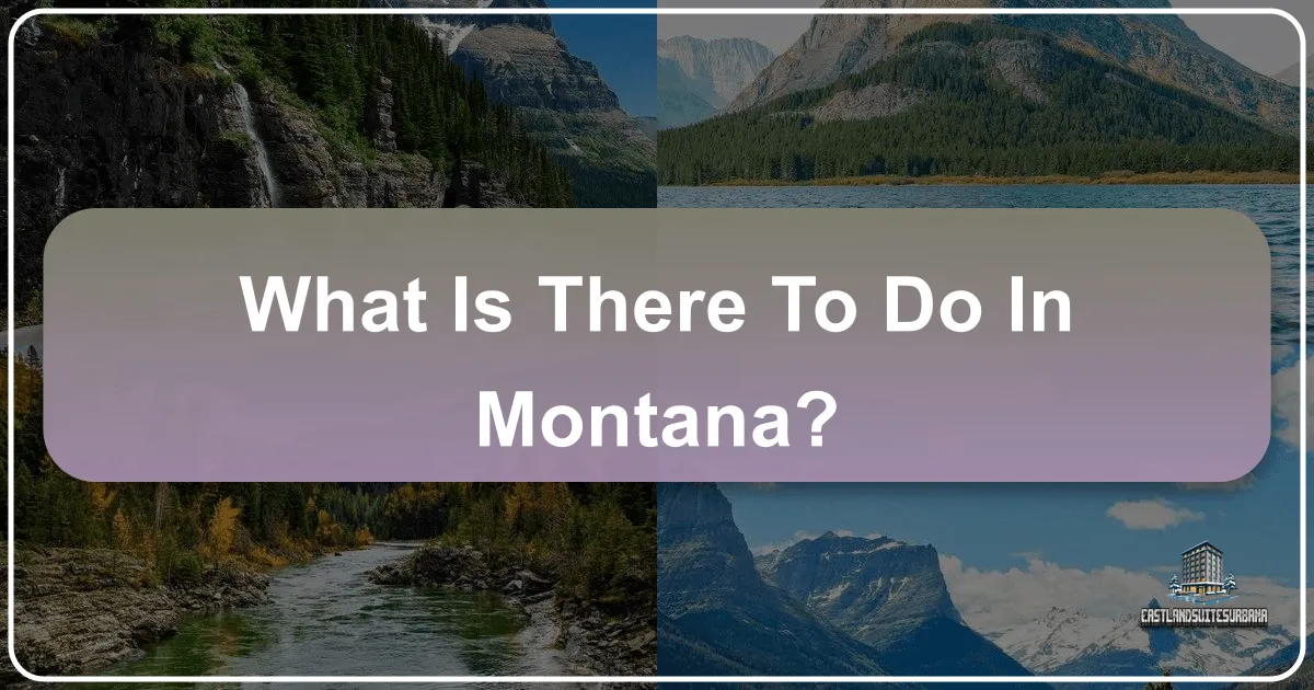 what is there to do in montana