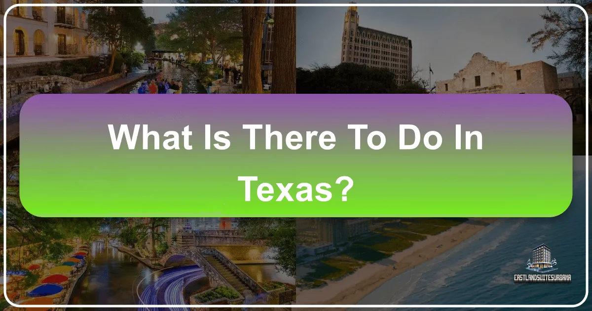 What is There to Do in Texas