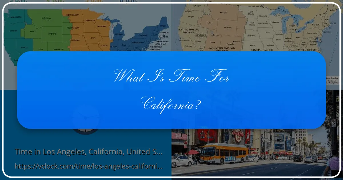 What is Time for California