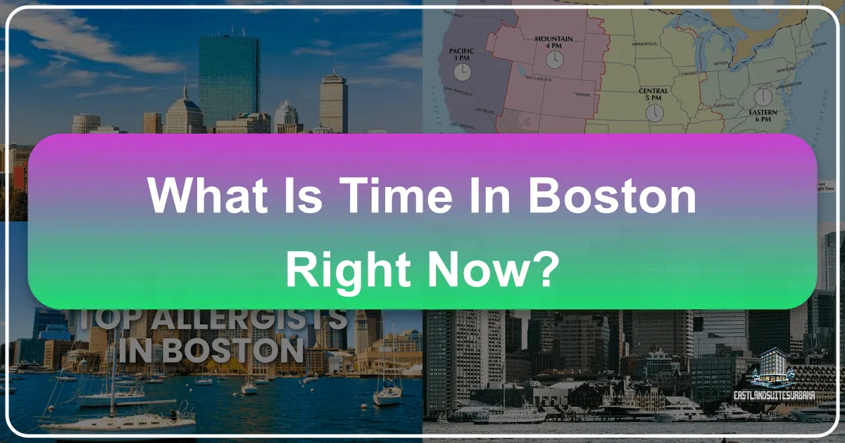 What Is Time In Boston Right Now?