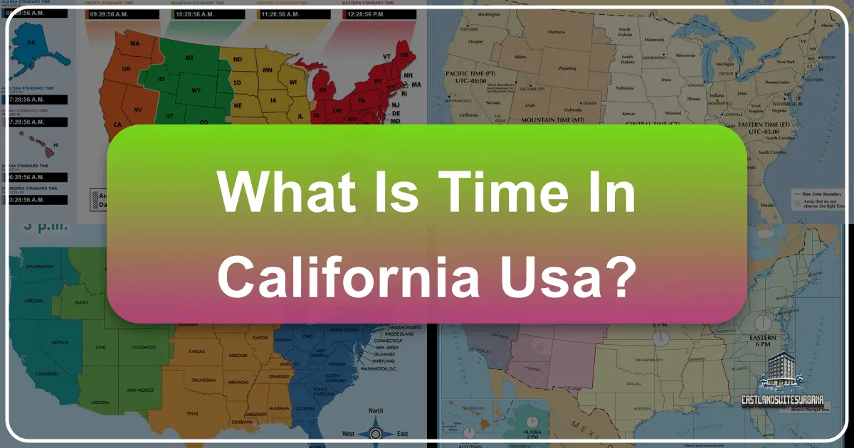 What Is Time In California Usa?