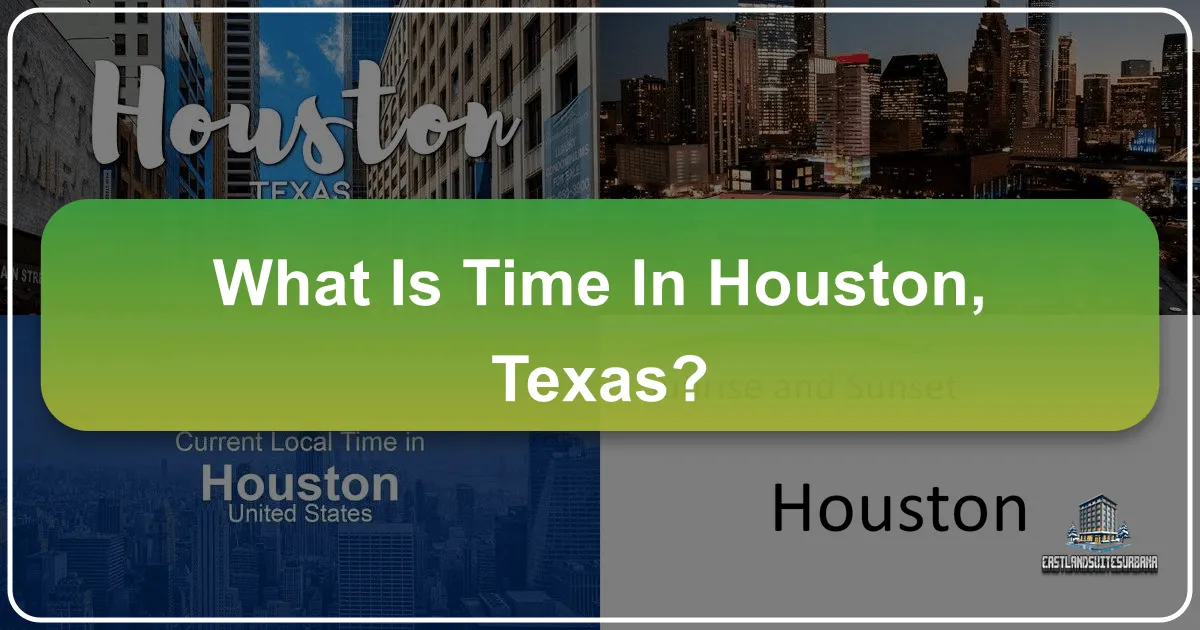What is Time in Houston, Texas?
