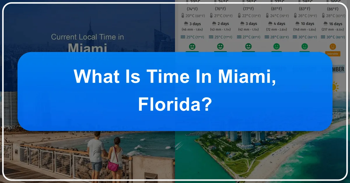 What is Time in Miami, Florida?