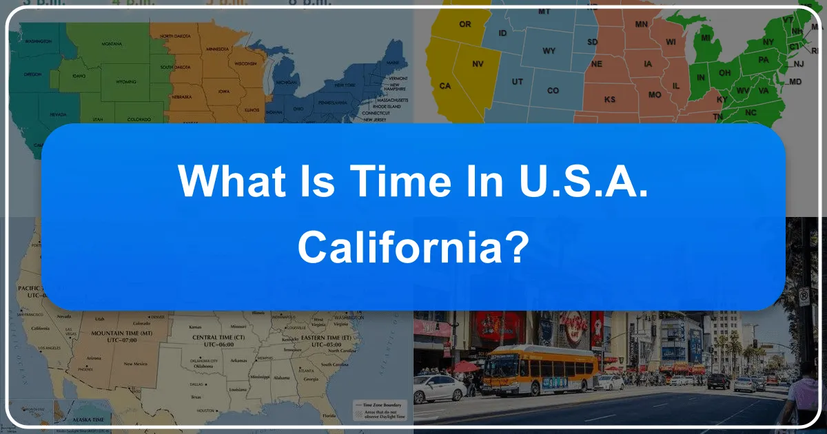 What is Time in USA California?