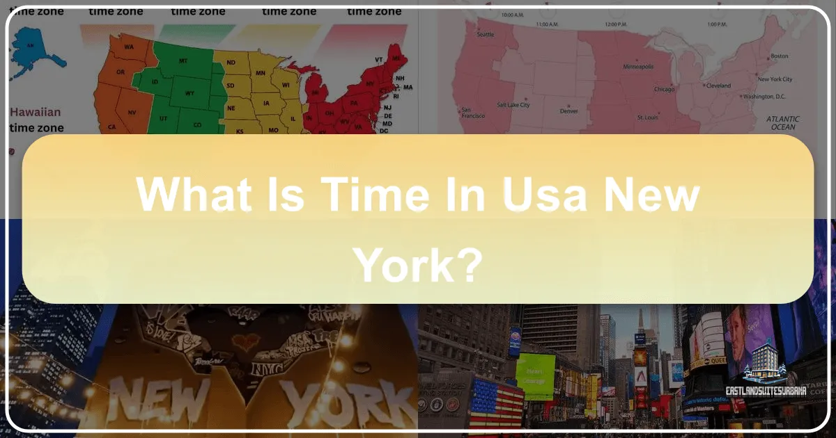 What is Time in USA New York