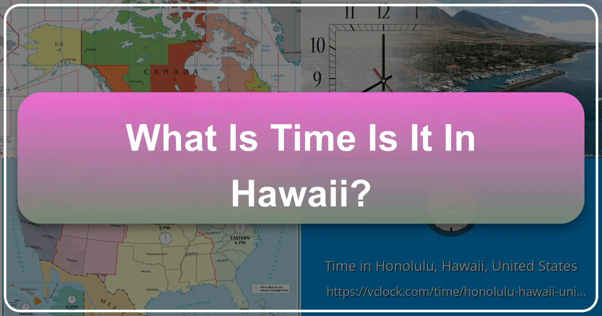 What Time Is It In Hawaii? Navigating Island Time for Your Perfect Tropical Getaway