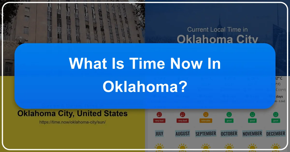 What is Time Now in Oklahoma?