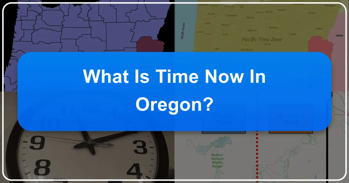 What is Time Now in Oregon