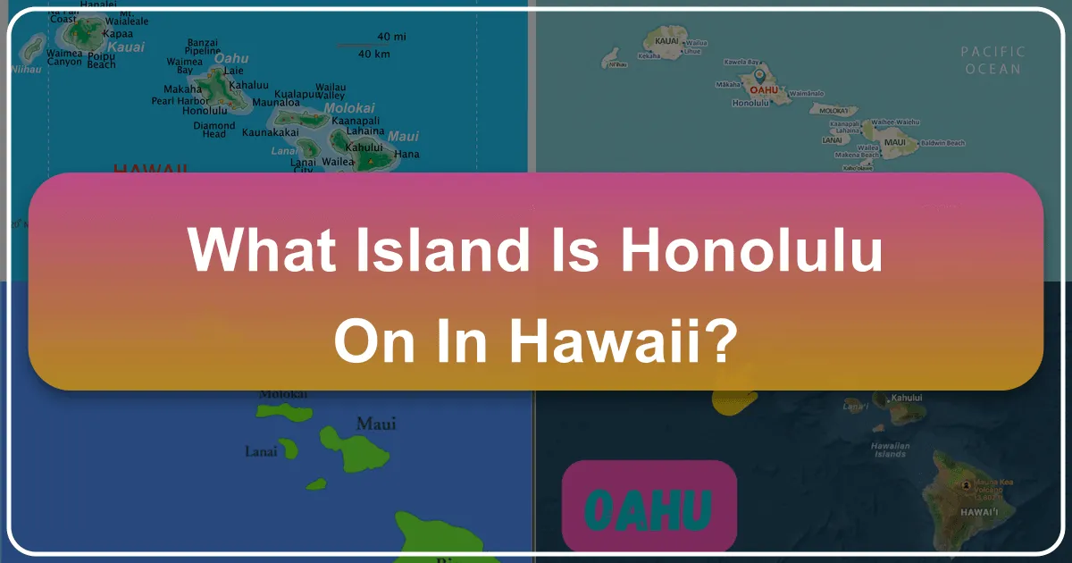 Honolulu's Home: Unveiling the Island of Oahu in Hawaii