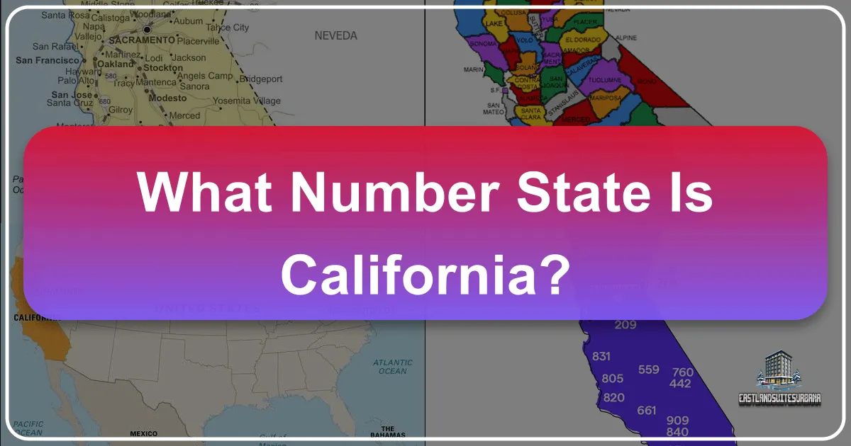 What Number State Is California?