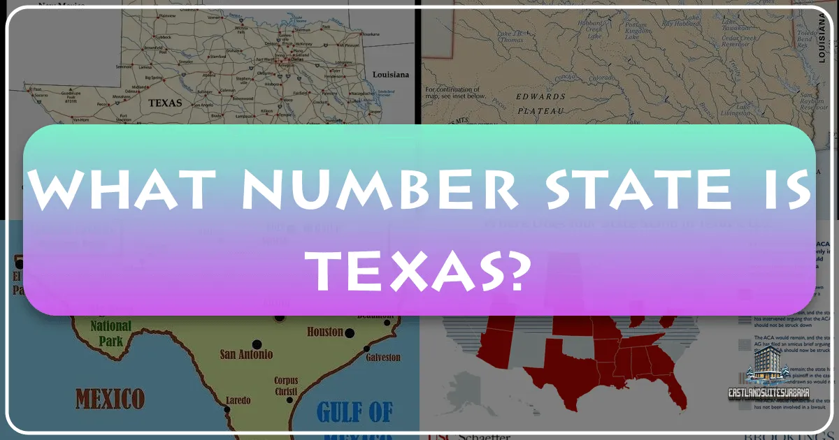 What Number State Is Texas?
