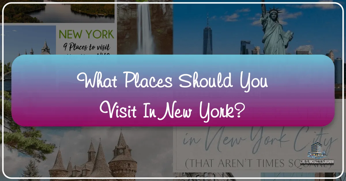 What Places Should You Visit In New York?