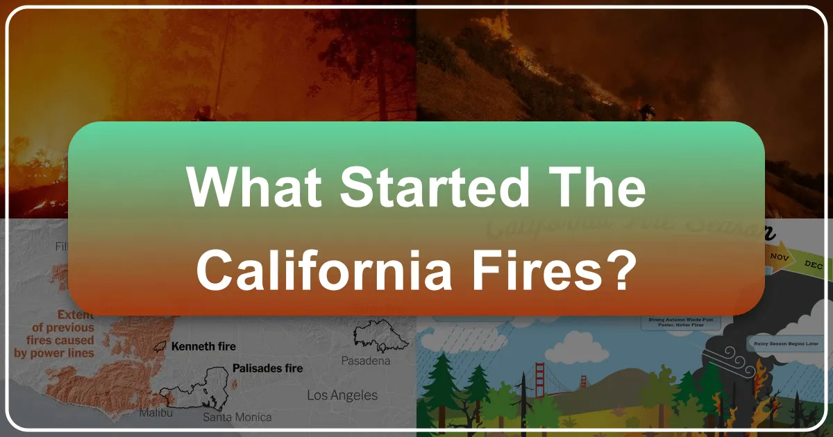 What Started the California Fires?