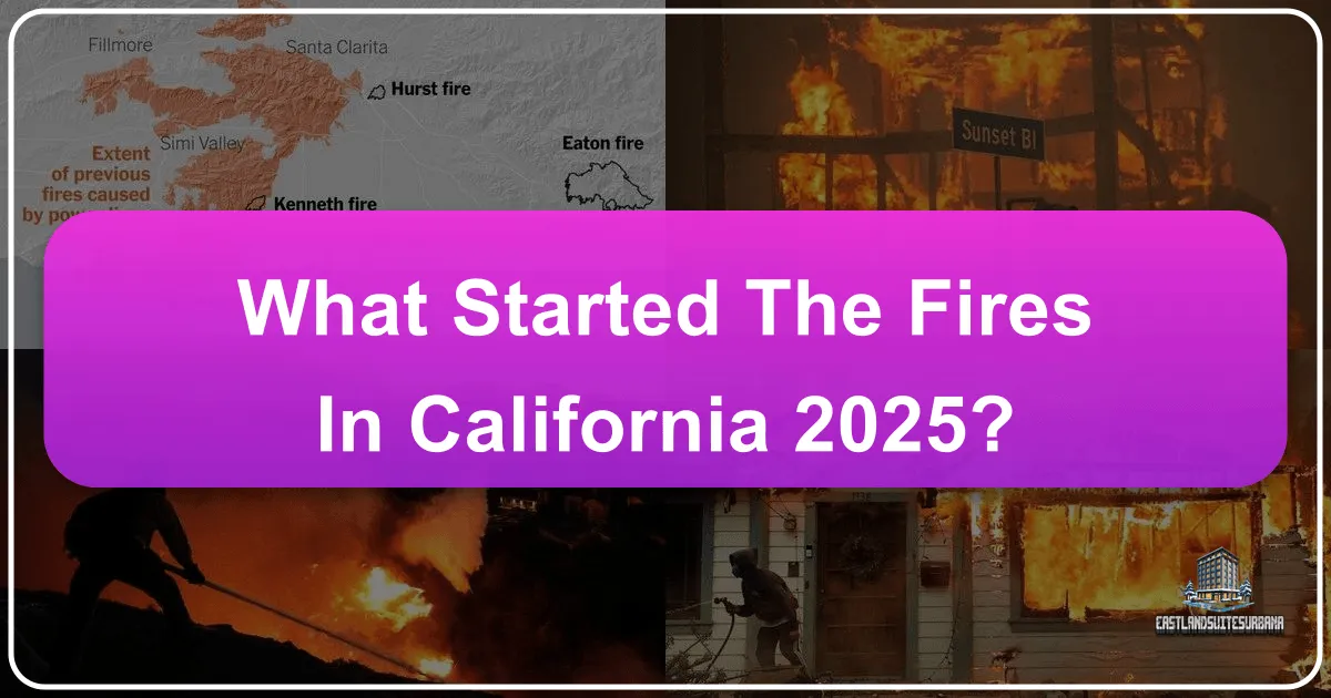 what started the fires in california 2025