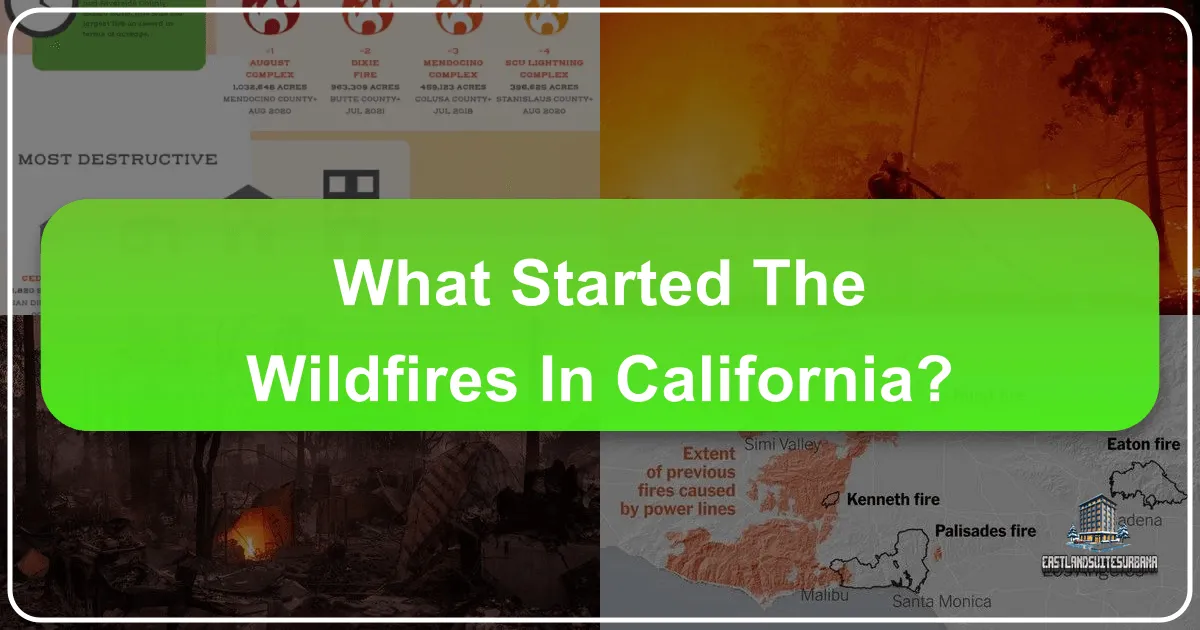 What Started The Wildfires In California?