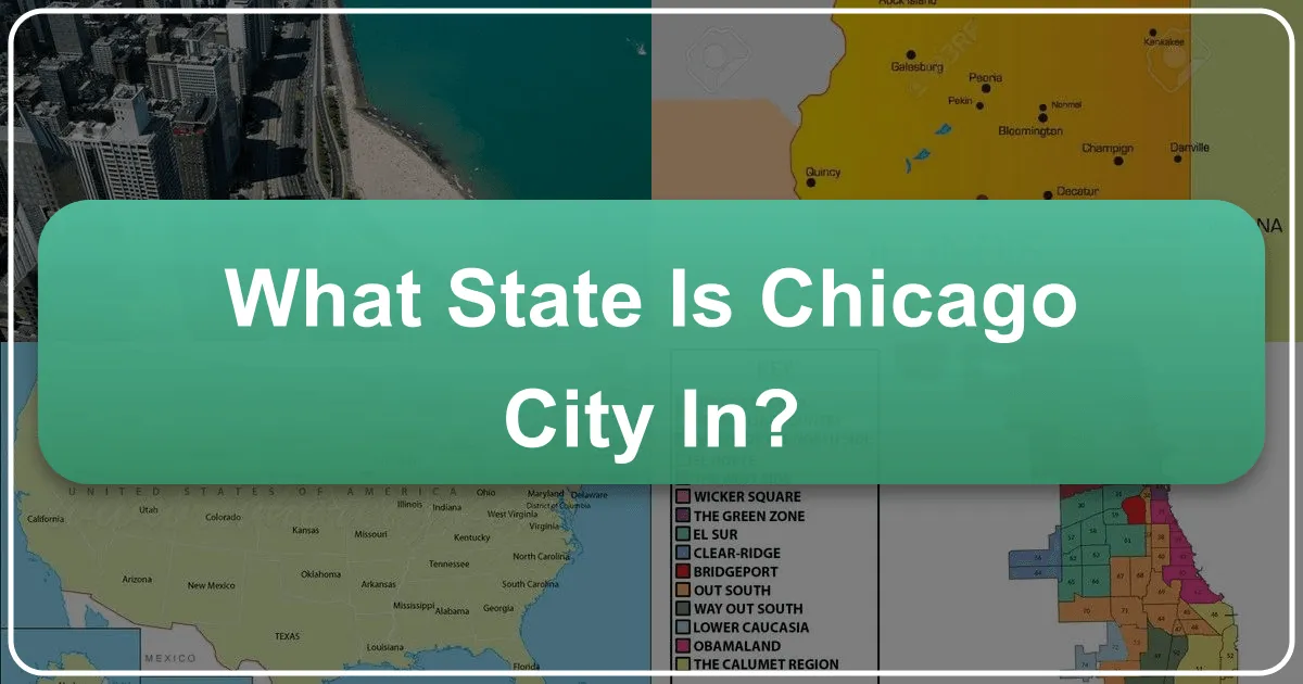 What State Is Chicago City In?