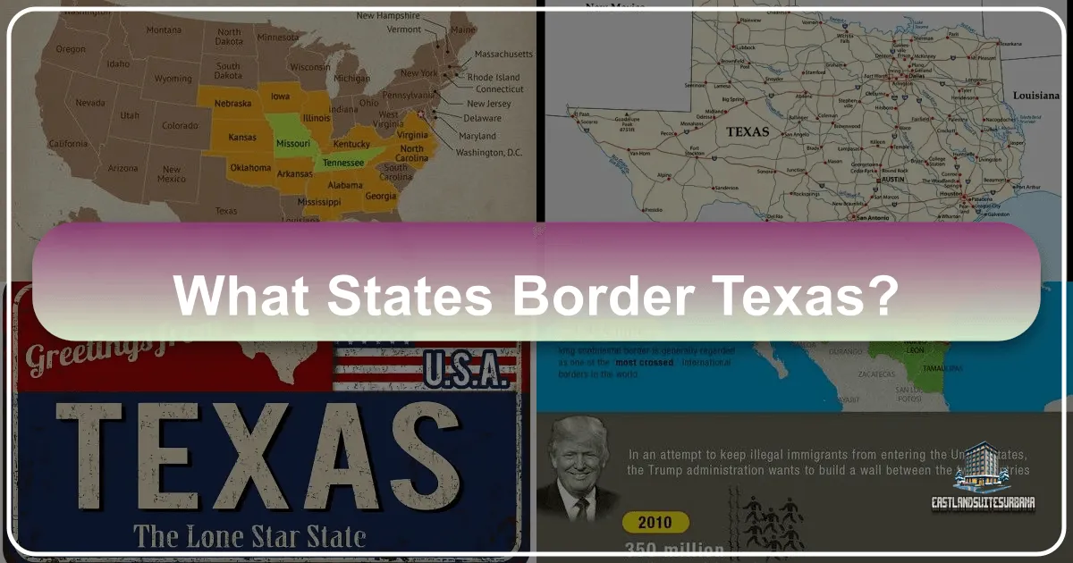 What States Border Texas?