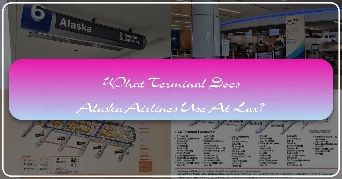 What Terminal Alaska Airlines at LAX