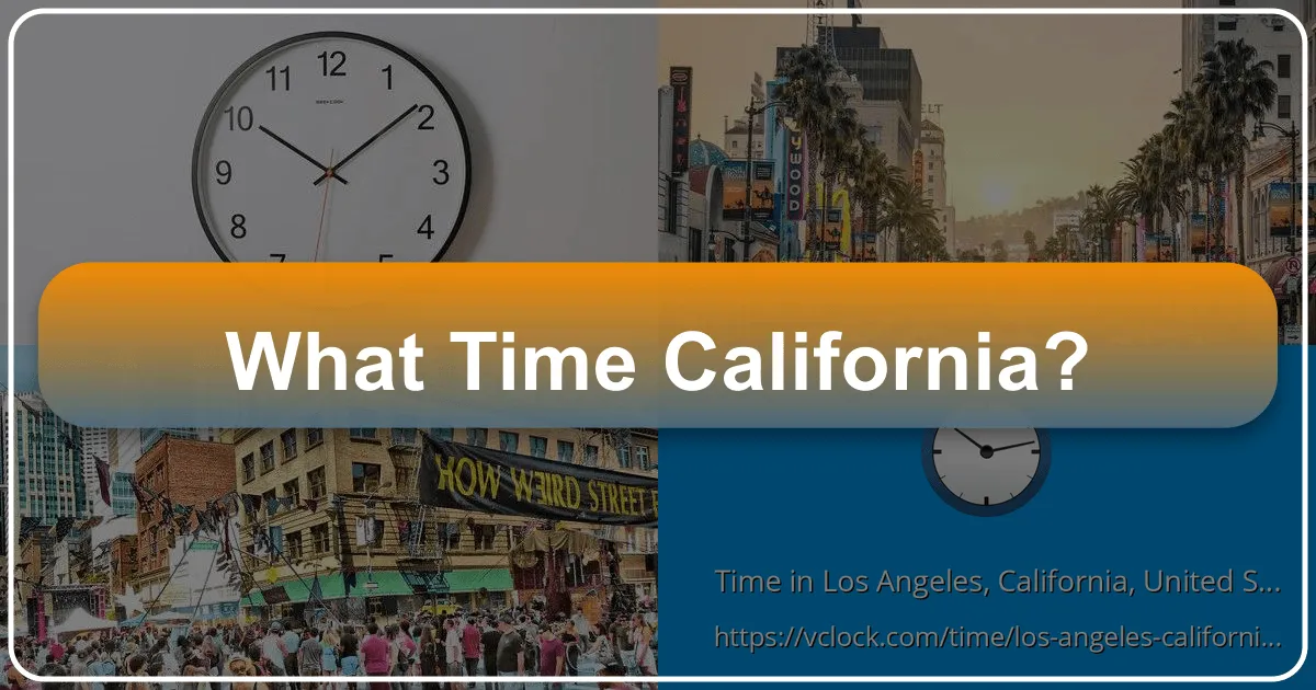 What Time California