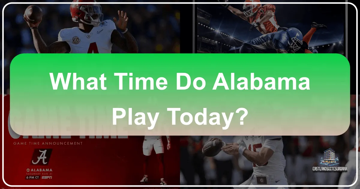 Game Day Thrills: Planning Your Ultimate Alabama Football Escape Today