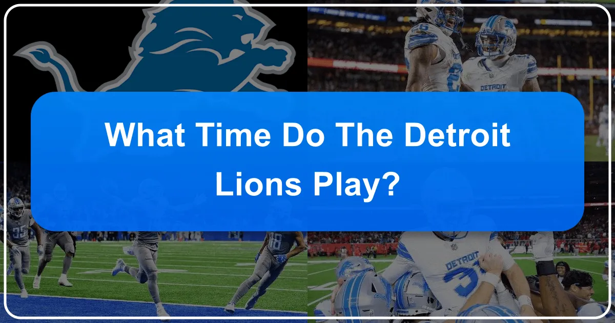 Beyond Kickoff: Planning Your Ultimate Detroit Lions Game Day Experience in Detroit