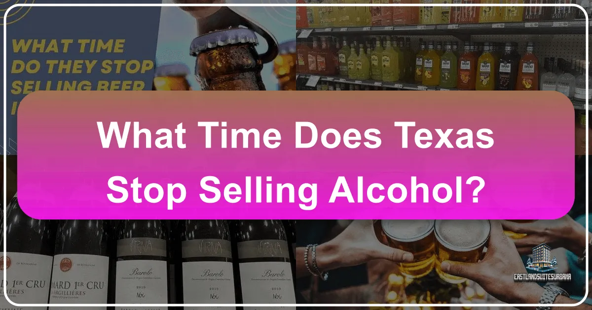 What Time Does Texas Stop Selling Alcohol?