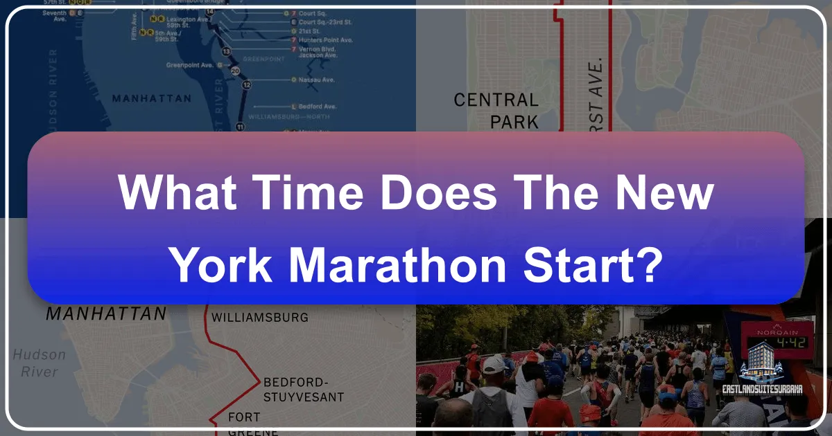 What Time Does the New York City Marathon Start?
