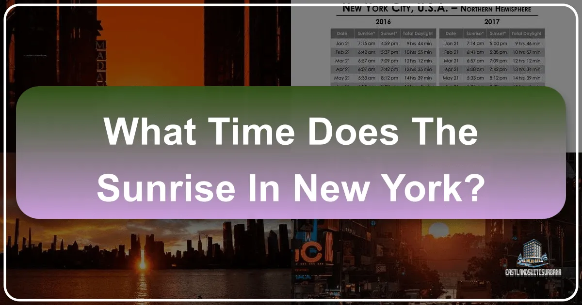 Chasing the Dawn: Your Ultimate Guide to New York City Sunrise Times and Experiences