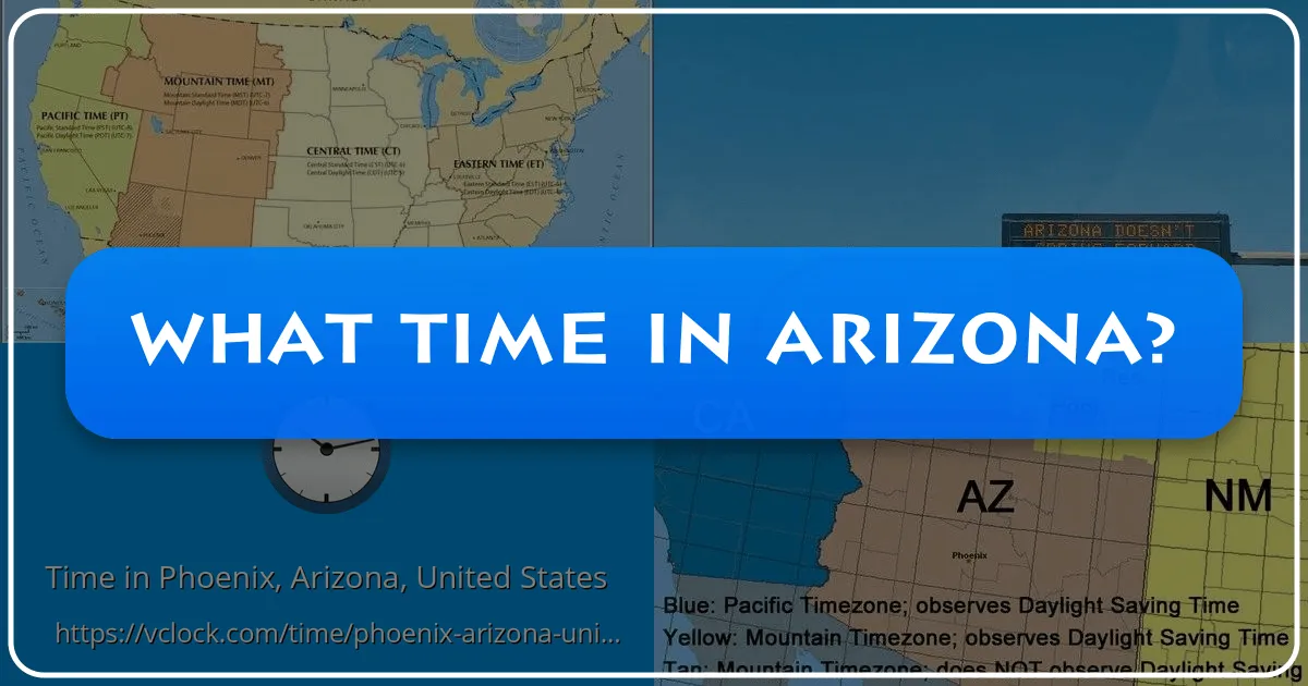 What Time in Arizona