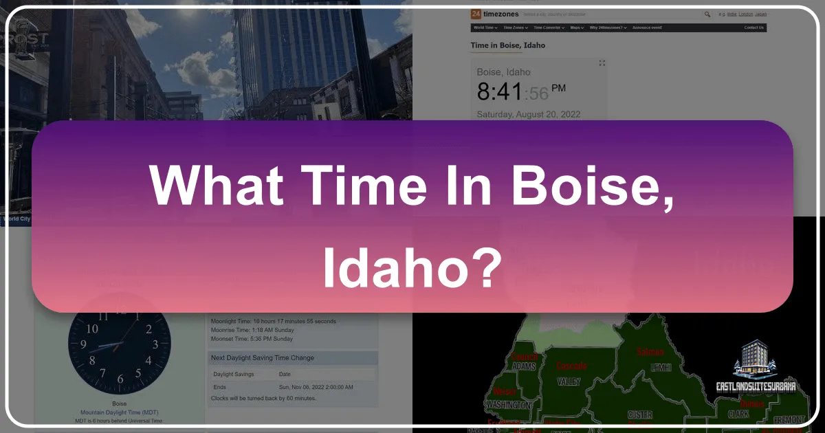 What Time in Boise, Idaho: A Traveler's Guide to Mountain Time and More