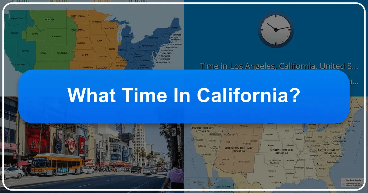 What Time in California