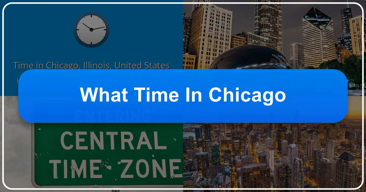 what time in chicago