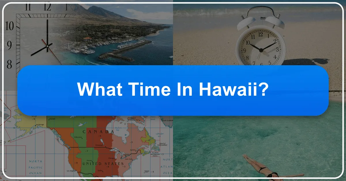 What Time in Hawaii