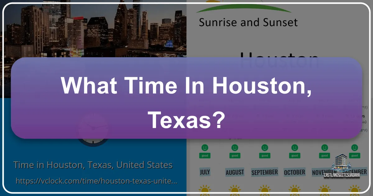 What Time in Houston, Texas