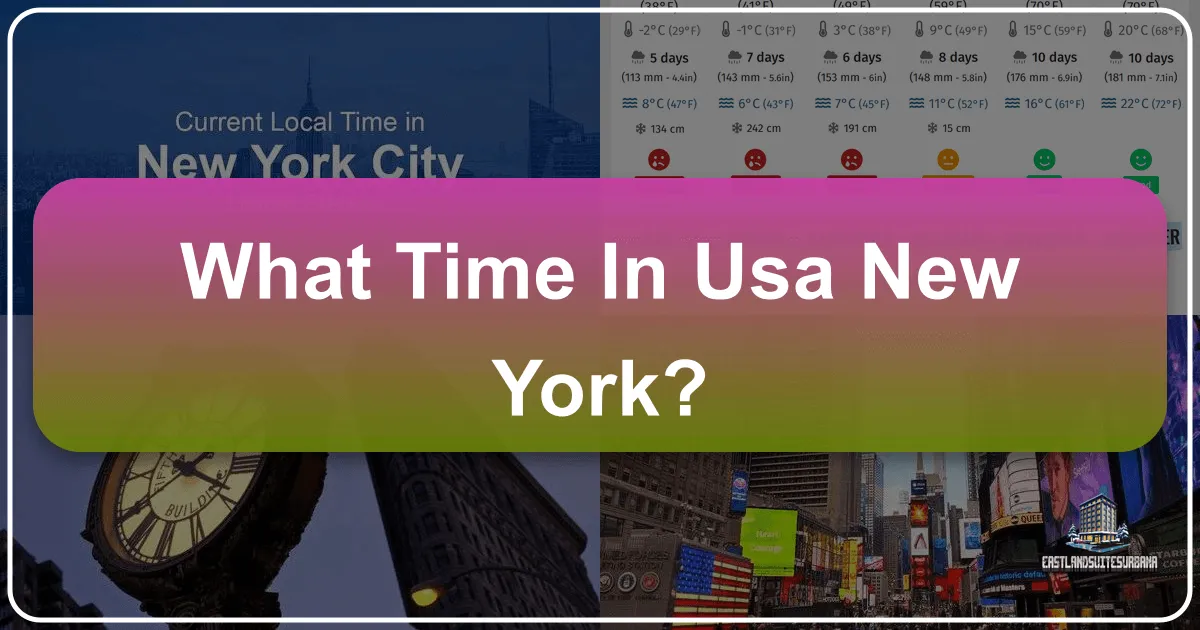 What Time In USA New York?