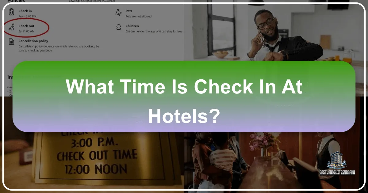 What time is check in at hotels