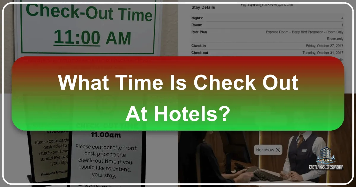 What Time Is Check Out At Hotels?