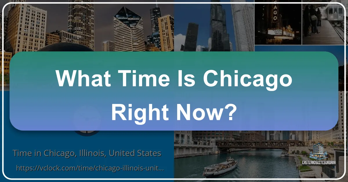 What Time Is Chicago Right Now? Unveiling the Windy City's Rhythmic Pulse