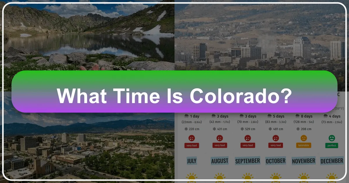 What Time Is Colorado