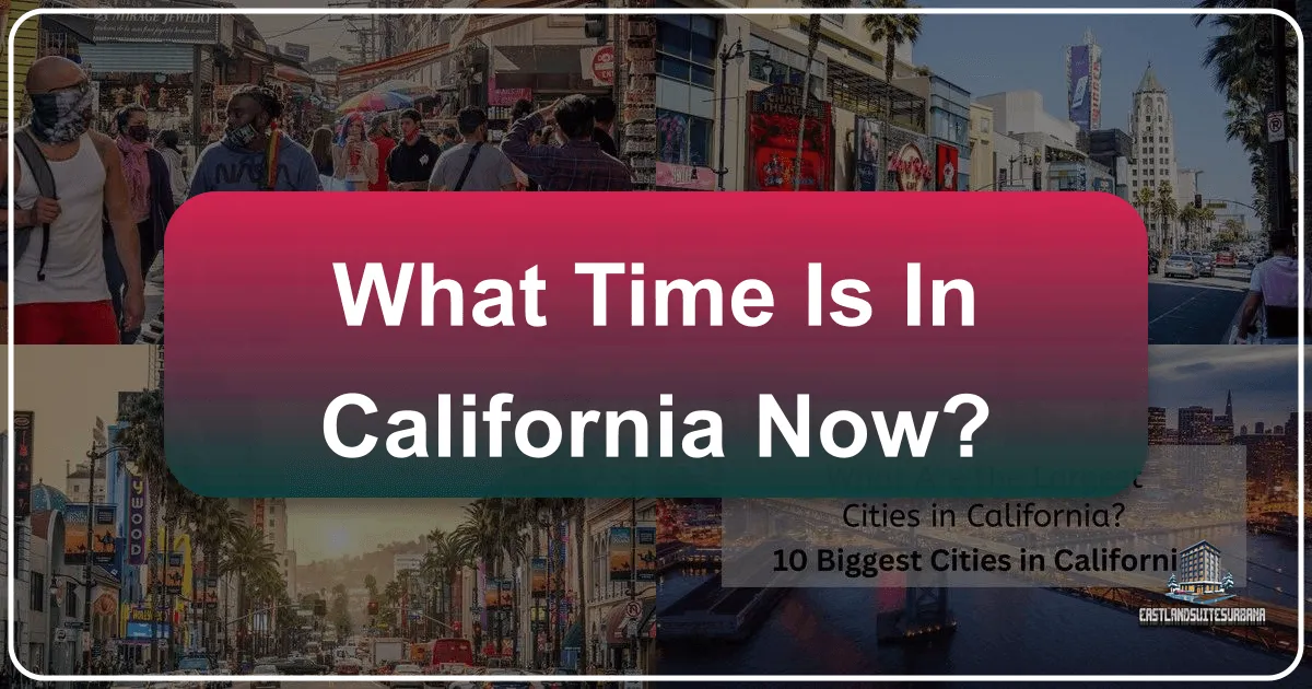 What Time Is In California Now?