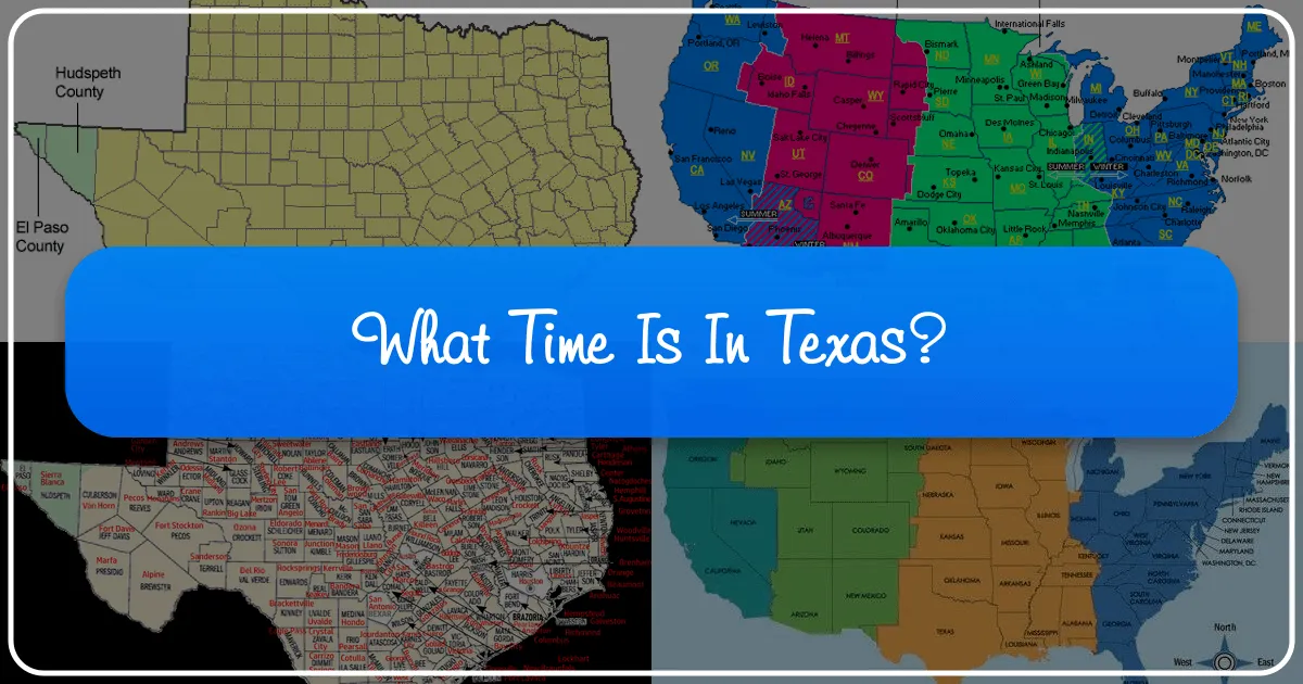 What Time Is In Texas
