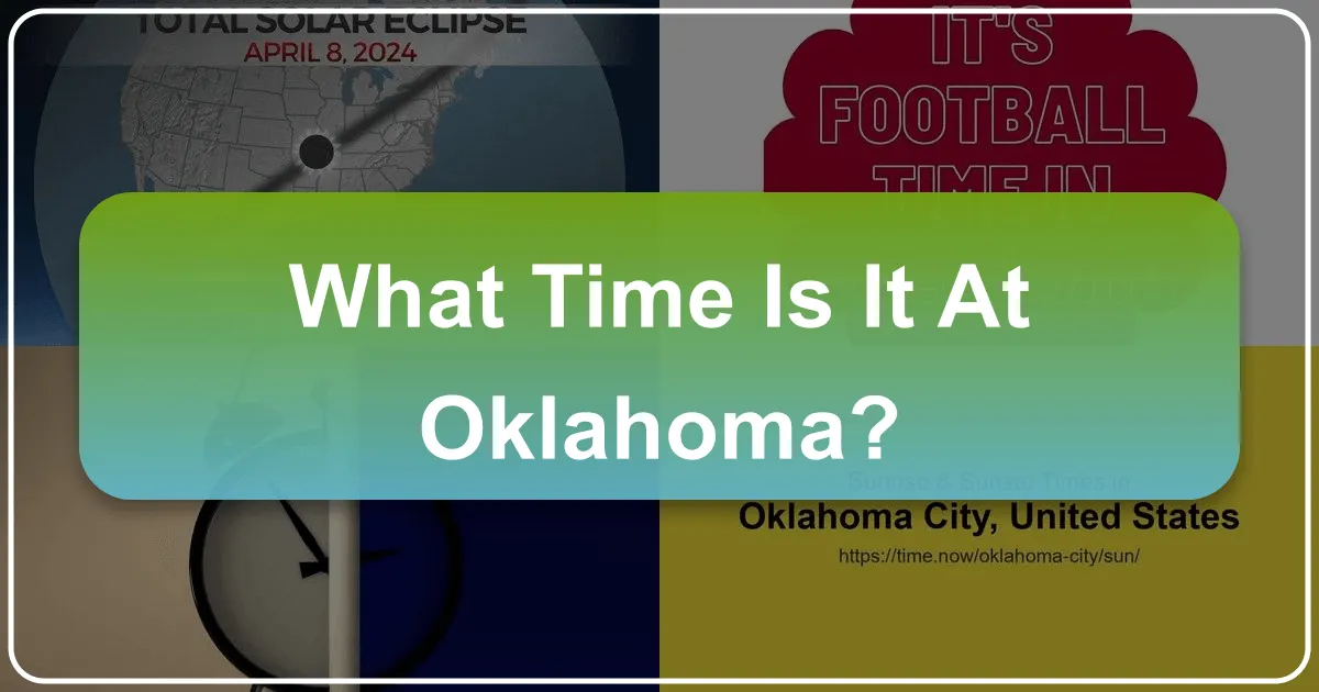 What Time Is It At Oklahoma