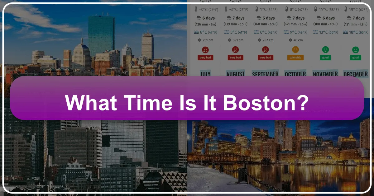 What Time Is It Boston?