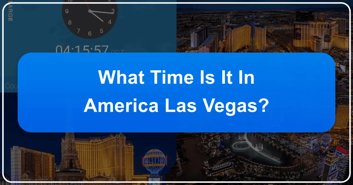 What Time Is It In America Las Vegas