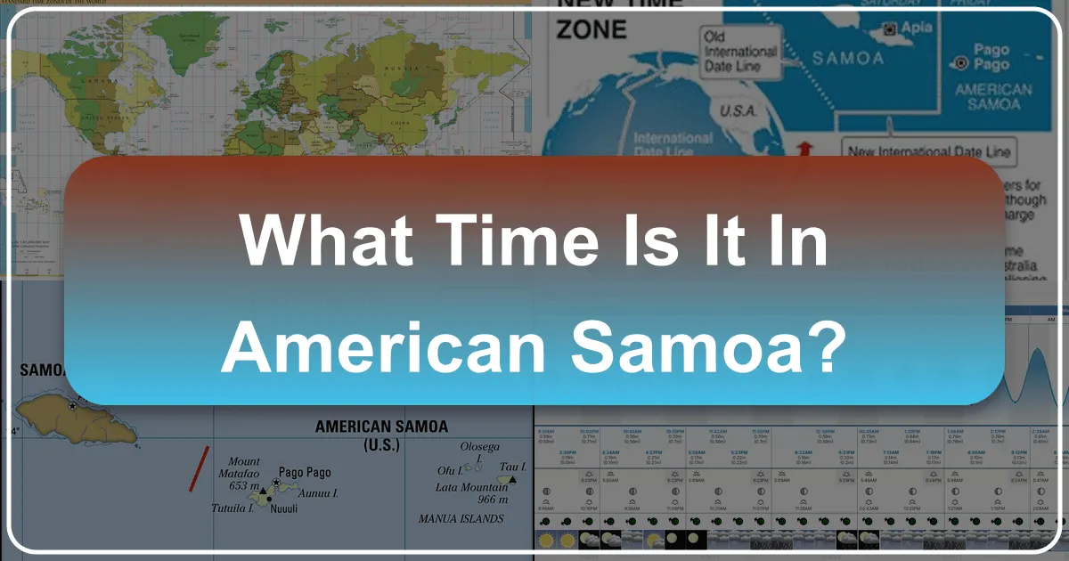 What Time Is It In American Samoa? Unlocking Your Pacific Island Adventure