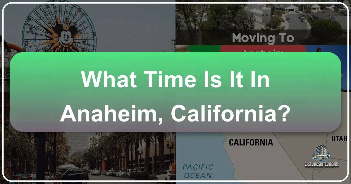 What Time Is It In Anaheim California