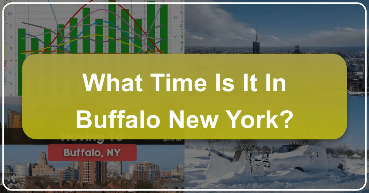 What Time Is It In Buffalo, New York: Your Essential Guide to Planning and Exploring